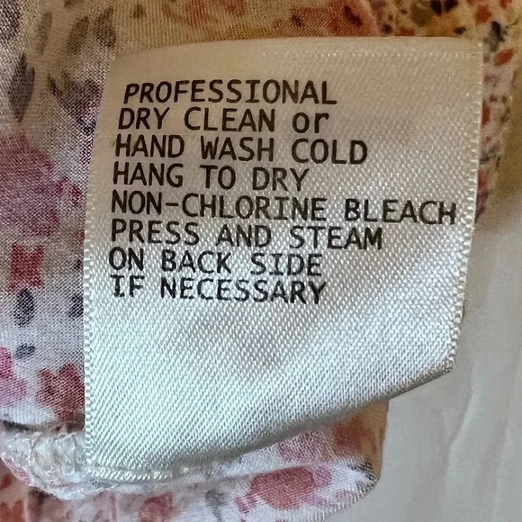 Cynthia Rowley Floral Peasant Blouse Small - Picture 5 of 6